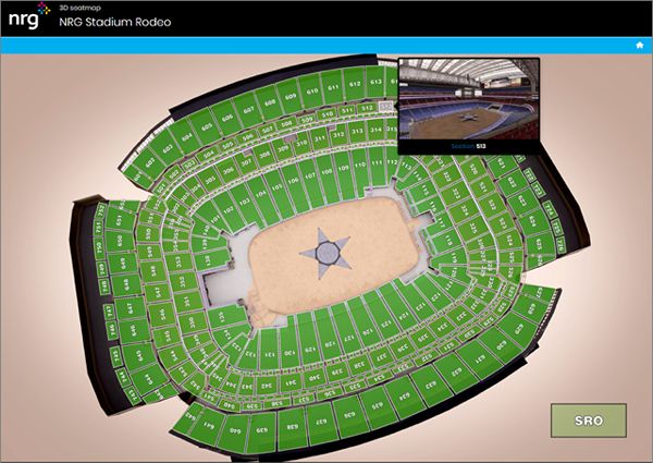 Seat location and view